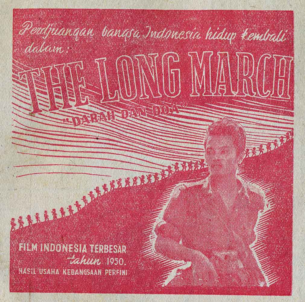 Iklan film Darah dan Doa di surat kabar pada 1950