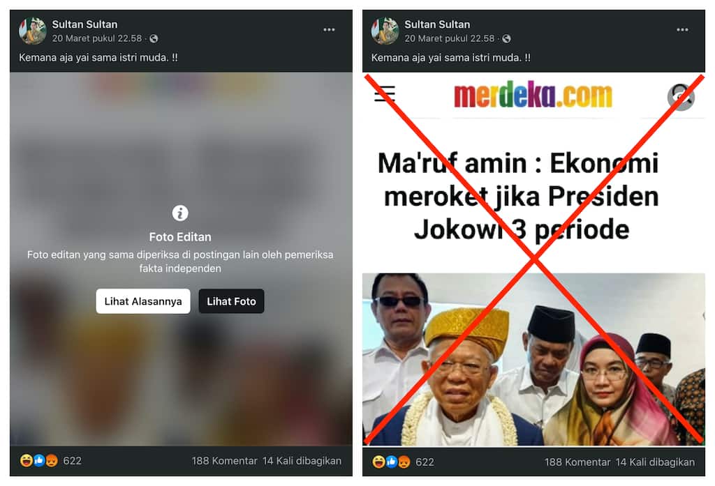 Maruf Amin 3 periode hoaks