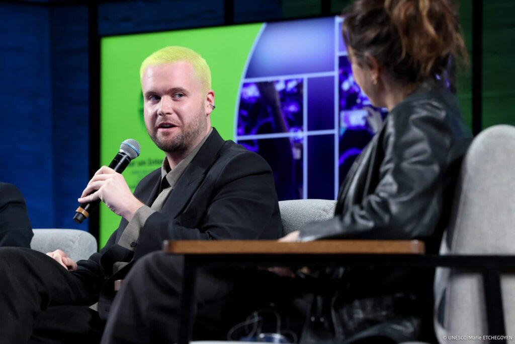 Facebook whistleblower Christopher Wylie - UNESCO/Marie ETCHEGOYEN